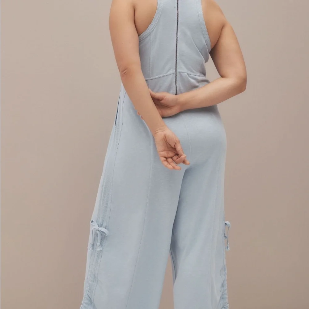 NEW - Daily Practice Light Blue Sleeveless Jumpsuit - SIZE XL